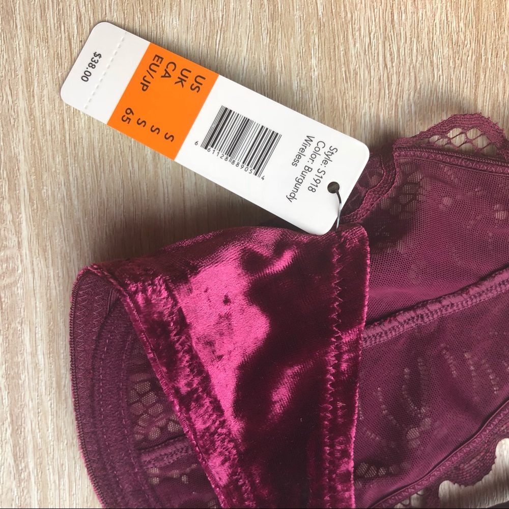 Sam Edelman Lace & Velvet Bralette - Picture 6 of 6